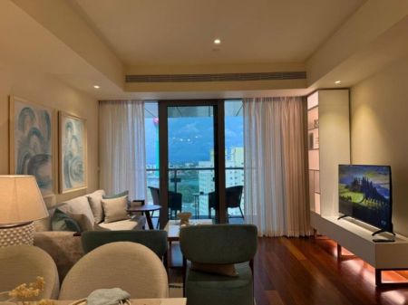 Living Room - 2 Bedroom apartment in "The Residences" at Cinnamon life FOR RENT in Colombo 2