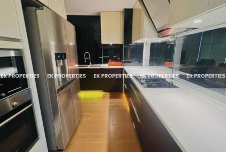 Kitchen - 7th Sense - 3 Bedroom Duplex Apartment For Rent | Furnished | Colombo 7 | EK-1488