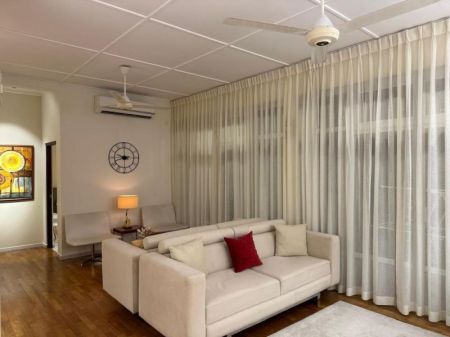 Living Room - Luxury 4-Bedroom Fully Furnished Penthouse at Prime Residencies Ethul Kotte | SA01583