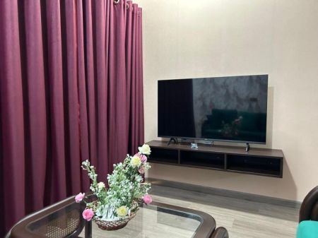 Living Room - 2 Bedroom Fully Furnished Apartment for Rent - Kahathuduwa, Canterbury Golf Resort | LKR 160,000 Per Month (EM841)