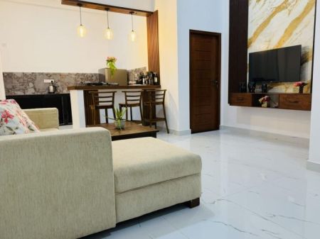 Living Room - (BR175) Fully Furnished Upstairs House for Rent in Uswetakeiyawa