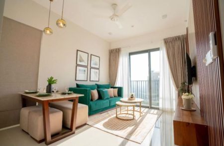 Living Room - Luxury 2-BR Apartment for Sale at TRI-ZEN