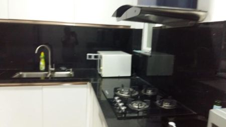Kitchen - Sophisticated Semi Furnished Apartment For Sale in Colombo 3