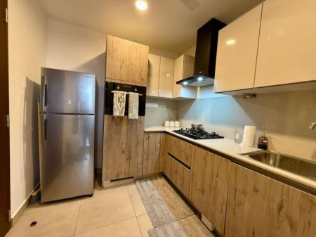 Kitchen - 447 Luna 02 Bedroom Furnished Higher Floor Apartment for rent in Colombo 3 