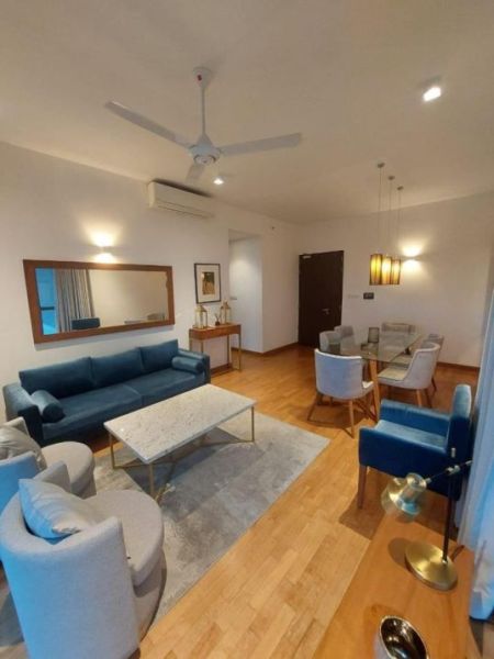 Living Room - 447 Luna 02 Bedroom Furnished Higher Floor Apartment for rent in Colombo 3 