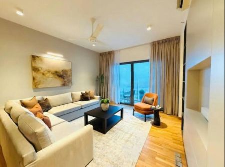 Living Room - 447 Luna Tower - 03 Bedroom Furnished Apartment for Rent in Colombo 02 (A6264)