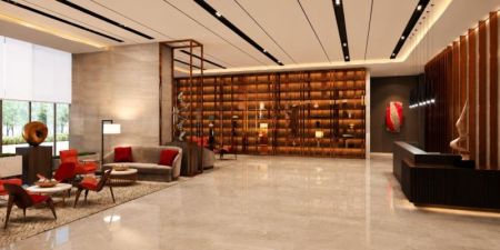 Living Room - Brand New Luxury 2 Bedroom Sea View Apartment for Rent – 606 The Address, Colombo 03
