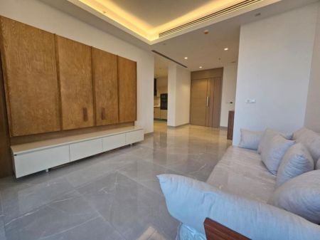 Living Room - Luxury 2 Bedroom Sea View Apartment for Rent at 606 The Address – Colombo 03