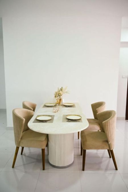 Dining room - ￭ Ru Residencies ￭ 03BR Apartment For Rent ￭ (NK11394)