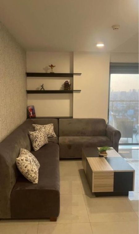 Living Room - ￭ Iconic Galaxy ￭ 02BR Apartment For Rent ￭ (NK11400)
