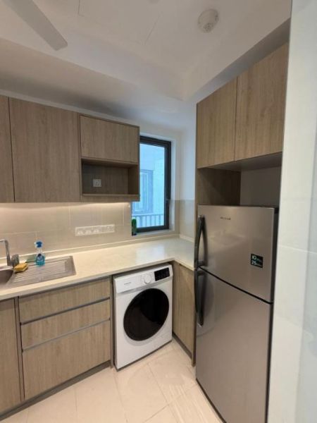 Kitchen - Brand New Fully Furnished 2BR Apartment for Rent at Trizen – Colombo 02