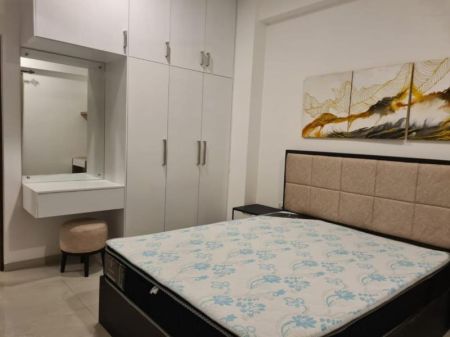 Bedroom - Fully Furnished 2-Bedroom Apartment for Rent at Iconic Galaxy / LKR 310,000 Monthly (EM009AM)