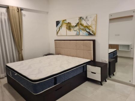 Bedroom - Fully Furnished 2-Bedroom Apartment for Rent at Iconic Galaxy / LKR 310,000 Monthly (EM009AM)
