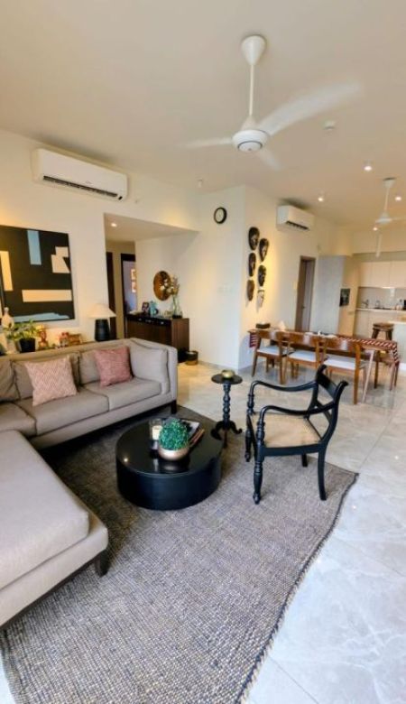 Living Room - 3BR Apartment for Sale at Capital Heights, Rajagiriya | Investment LKR 124 Million (Negotiable) (AP4740)
