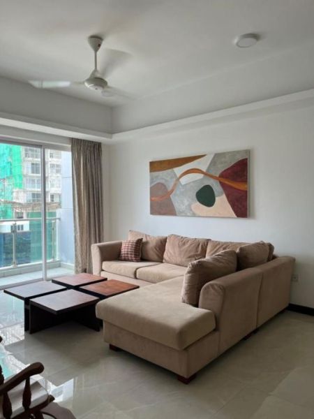 Living Room - 3 Bedroom Furnished Apartment for Sale - Colombo 3, Blue Ocean Residencies, Alfred House | LKR 95 Million(EM866)