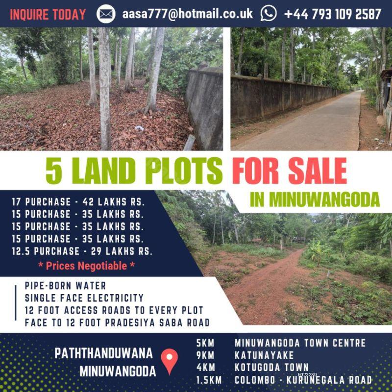 Bare Land for sale in Minuwangoda