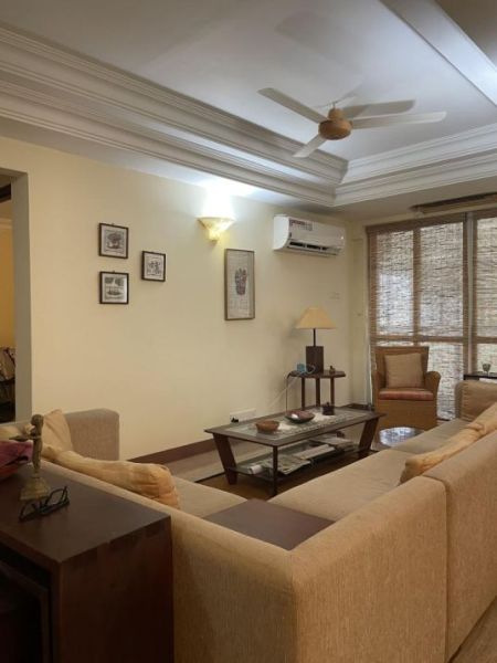 Living Room - Three Bedroom Apartment For Sale In Wellawatte 