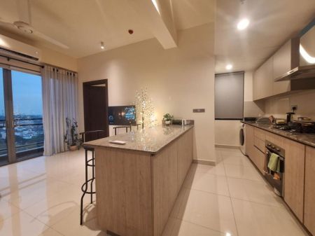 Kitchen - Aquaria 2 bedrooms furnished apartment for rent -Colombo 5