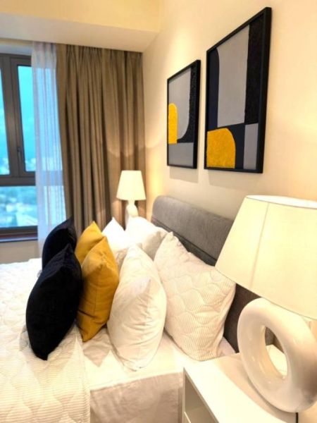 Living Room - Luxury Fully Furnished Apartment for Rent at Cinnamon Life Residences, Colombo 02