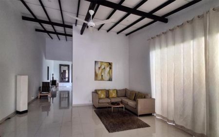 Living Room - Paddy Feild Facing Architect Designed House for Sale in Pannipitiya.