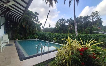 Exterior - Paddy Feild Facing Architect Designed House for Sale in Pannipitiya.