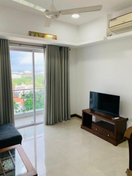 Living Room - Blue Ocean - 02 Bedroom Furnished Apartment For Rent In Colombo 03 (A852)-RENTED
