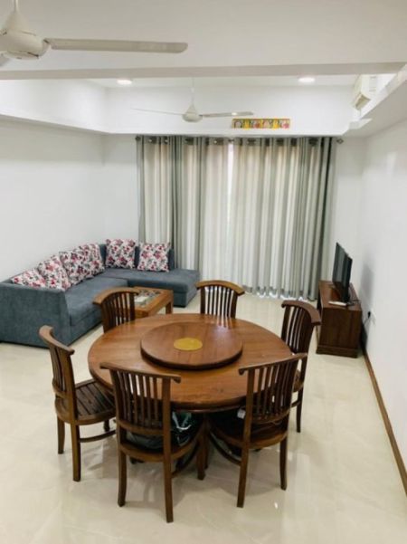 Dining room - Blue Ocean - 02 Bedroom Furnished Apartment For Rent In Colombo 03 (A852)