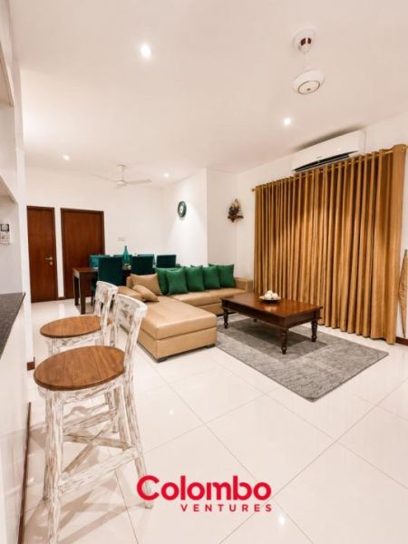 Living Room - MOUNT CLIFFORD – 2 Room First Floor Unfurnished Modern Apartment for SALE – Homagama (AS-342)