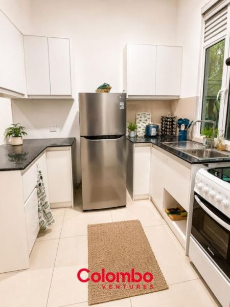 Kitchen - MOUNT CLIFFORD – 2 Room First Floor Unfurnished Modern Apartment for SALE – Homagama (AS-342)