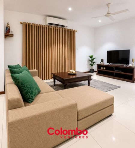 Living Room - MOUNT CLIFFORD – 2 Room First Floor Unfurnished Modern Apartment for SALE – Homagama (AS-342)