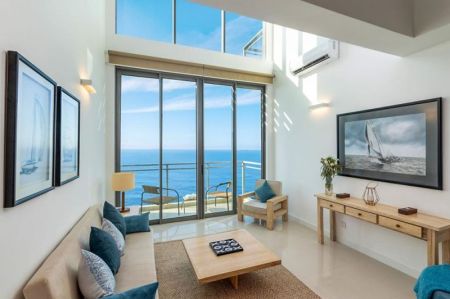 Living Room - 3 BR Luxury Oceanfront Condominium for Sale in Galle