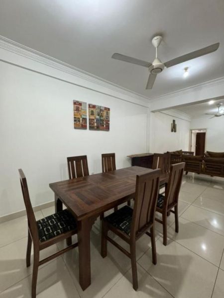 Dining room - 3-Bedroom Fully Furnished Apartment for Long-Term Rental in Kalubowila. Propery Code: (CSA401) 