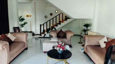 Living Room - (AR101) New Modern Two Storey House for Rent in Kottawa