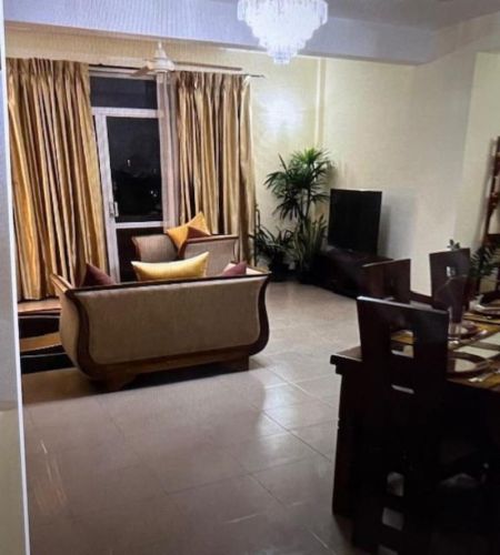 Living Room -  Sandy Croft - 03 Bedroom Furnished Apartment for Sale in Colombo 05 (A3140)