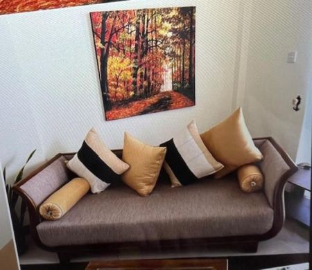 Living Room -  Sandy Croft - 03 Bedroom Furnished Apartment for Sale in Colombo 05 (A3140)