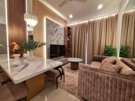 Living Room - 2 bedrooms fully furnished apartment at Trizen Colombo 2 rent 