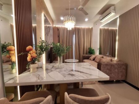 Dining room - 2 bedrooms fully furnished apartment at Trizen Colombo 2 rent 