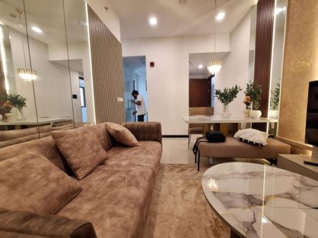 Living Room - 2 bedrooms fully furnished apartment at Trizen Colombo 2 rent 