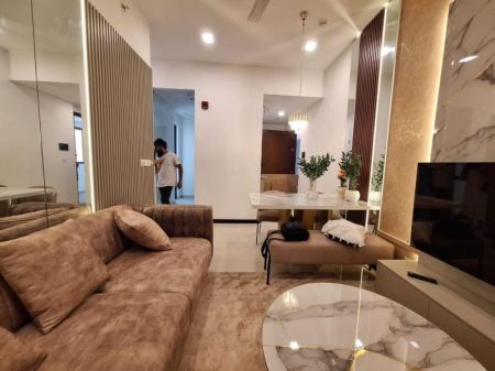 Living Room - 2 bedrooms fully furnished apartment at Trizen Colombo 2 rent 