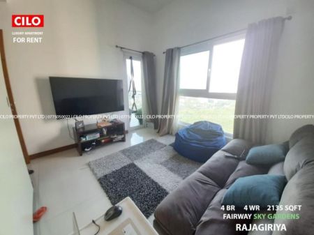 Living Room - Sky Gardens 4 bedrooms fully furnished apartment at Rajagiriya immediate rent 