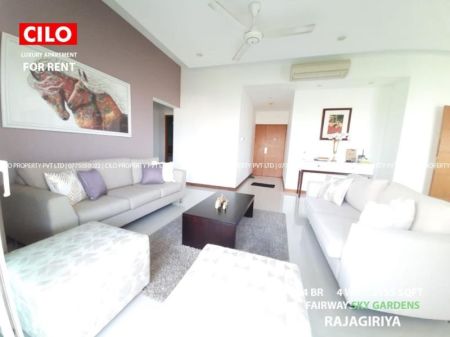Living Room - Sky Gardens 4 bedrooms fully furnished apartment at Rajagiriya immediate rent 