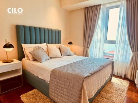 Bedroom - Cinnamon life 2 bedrooms furnished sea view  apartment at Suite tower for rent -Colombo 2 