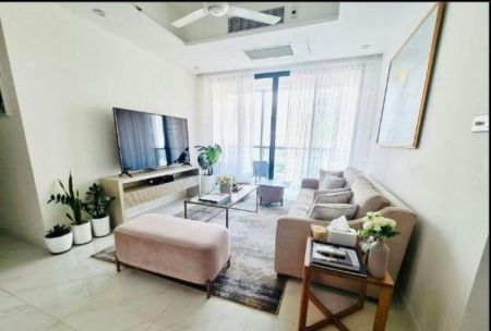 Living Room - Capitol TwinPeaks - 04 Bedroom Unfurnished Apartment for Sale in Colombo 02 (A3444)