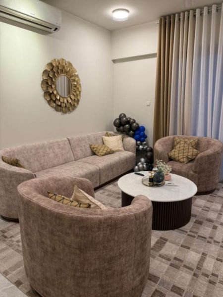 Living Room - 3 bedroom fully furnished apartment at Capital Heights 