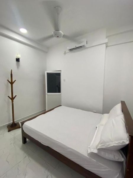 Bedroom - 3-Bedroom Fully Furnished Apartment Short-Term Rental in Kalubowila.  Property Code: ( CSA302 )