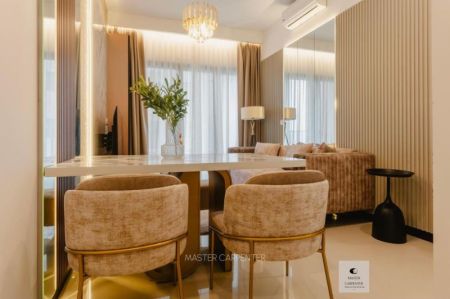 Living Room - 2 Bedroom Luxury Apartment for Rent - Colombo 2, Trizen Residencies | LKR 550,000 Per Month (EM884)