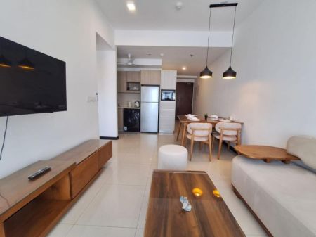 Living Room - 2 bedrooms fully furnished apartment at Trizen Colombo 2 rent 