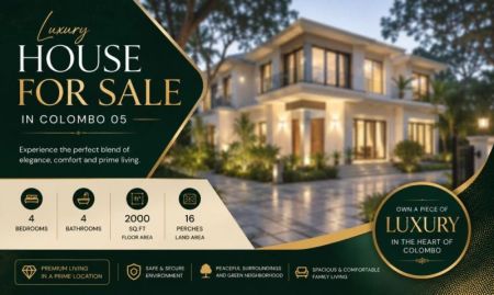 Exterior - (NH712) Luxury House sale in Colombo 05