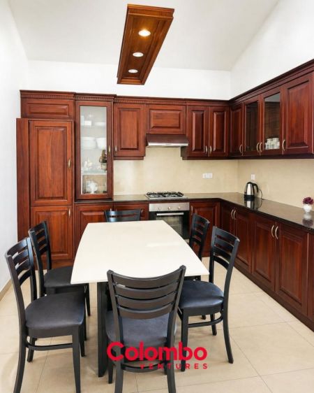 Dining room - 4 Room Fully Furnished Pet Friendly Modern House for RENT / LEASE - Thalapathpitiya, Nugegoda bordering Madiwela, Kotte 