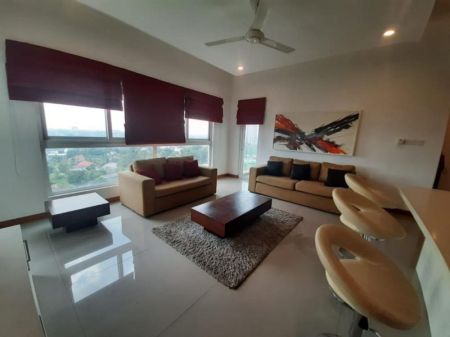 Living Room - Fairway Sky gardens furnished apartment at Rajagiriya immediate sale 